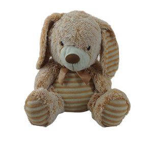 Cream/Brown Long Ear Bunny Rabbit Plush 19" Stuffed Animal